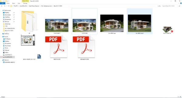 4 Bedrooms House Plan 13.5x19.8m - Image 3