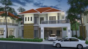 3 Bedrooms Home Plan 12x11m