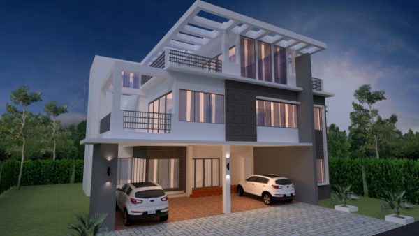 5 Bedrooms House Plan 14x16m - Image 3