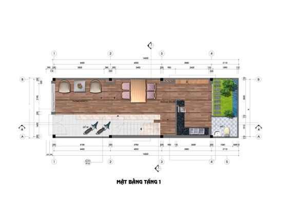 3 Bedrooms Narrow House 4.5x13m - Image 3