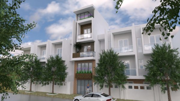 Narrow House Design Plan 4 x 13 Meter - Image 2