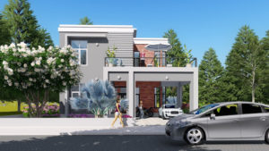 3 Bedroom Modern Villa design Size 11.5x21.1m