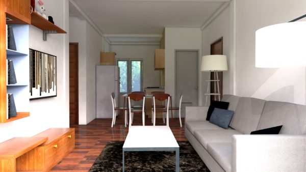 Home Design Plan 10X8M 3 Bedrooms with Interior Design - Image 4