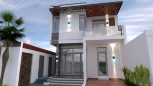 Interior Design Home Plan 8x20m Walk Through with Full Plan 4Beds