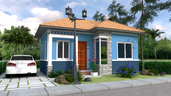 Sketchup Home Design Plan 7x5m Studio Room